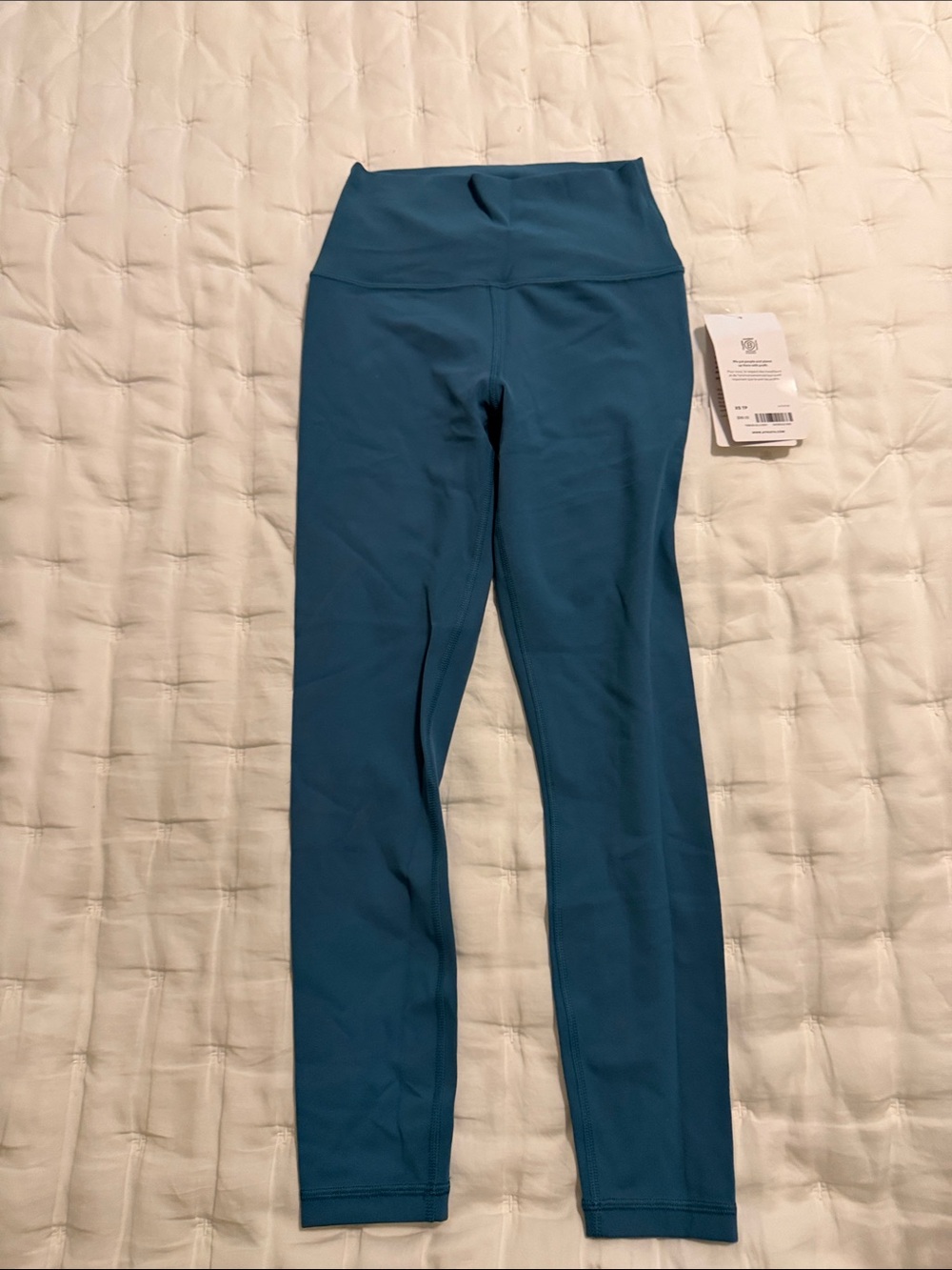 Athleta Teal Blue High-Waist Leggings
